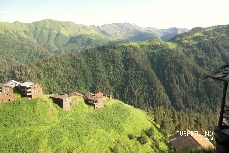 View on village Gogrulta from Dochu
